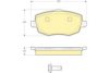 LANCIA 0000071765053 Brake Pad Set, disc brake